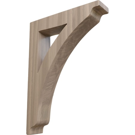 Ekena Millwork 1 3/4"W x 7 1/2"D x 10 1/2"H Medium Thorton Wood Bracket, Walnut BKTW01X07X10THWA